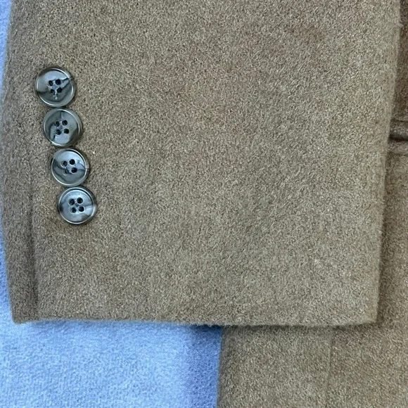 Polo Ralph Lauren Mens Camel Hair Wool Blazer Sport Coat Tan Brown 2-Button - Picture 5 of 16